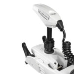 White trolling motor for boats.