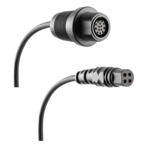 Close-up of two industrial connectors.