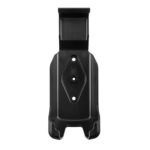 Black plastic gear mounting bracket