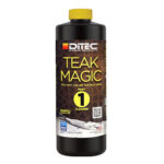 Ditec Teak Magic cleaner bottle for marine use.