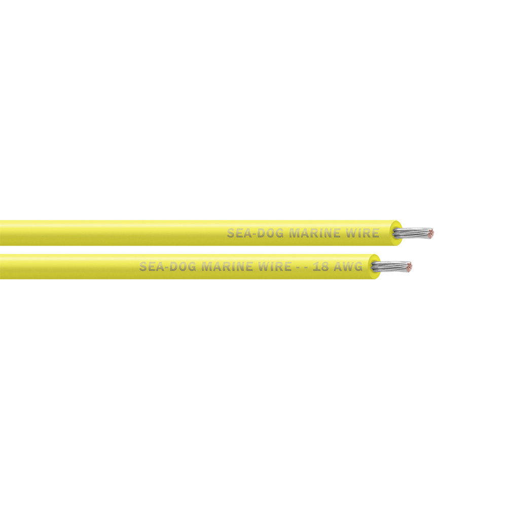 Yellow Sea-Dog marine wire, 18 AWG