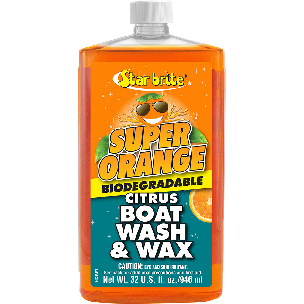 Star brite biodegradable citrus boat wash bottle
