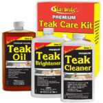 Star brite Premium Teak Care Kit products display.