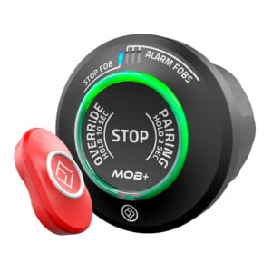 Wireless kill switch and fob with LED indicators.