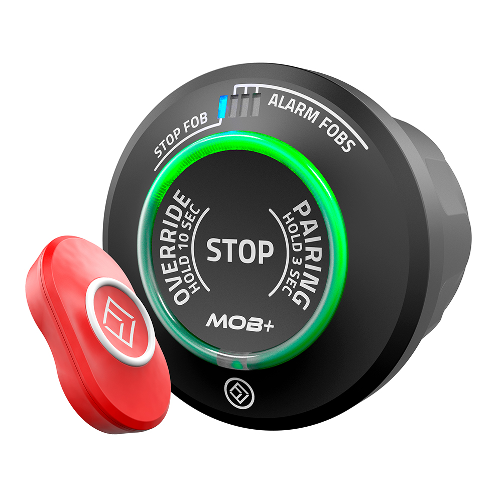 Wireless kill switch and fob with LED indicators.