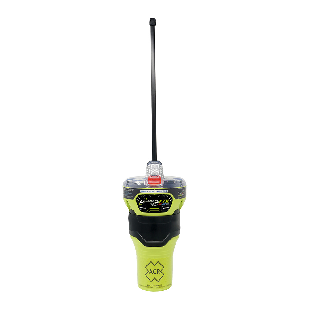 ACR beacon with antenna for marine safety