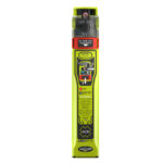 Personal locator beacon with buttons and instructions.