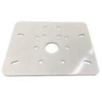 Metal mounting plate with multiple holes