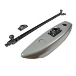 Kayak outrigger stabilizer kit with mounting hardware