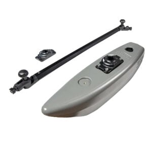 Kayak outrigger stabilizer kit with mounting hardware