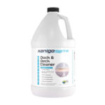 Biodegradable dock and deck cleaner jug.
