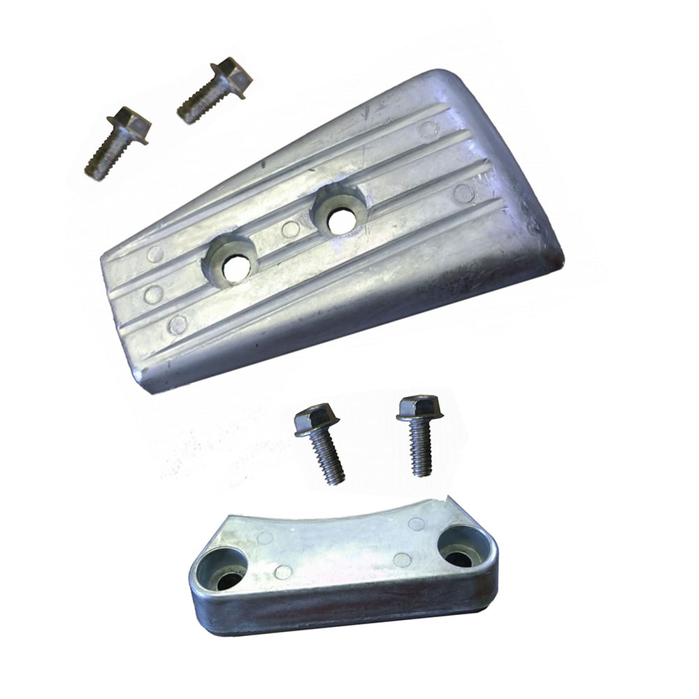 Metal plate with bolts and screws