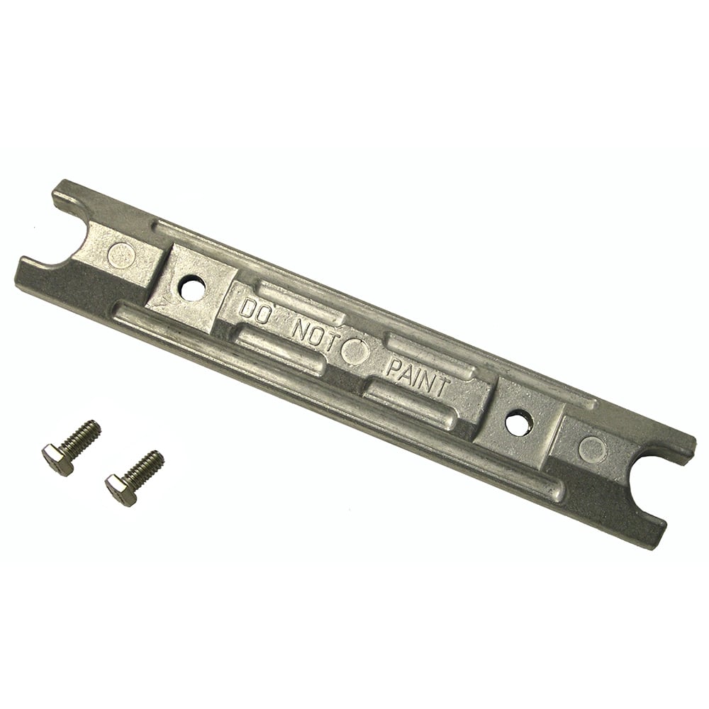 Metal bracket with screws, marked 'Do Not Paint'