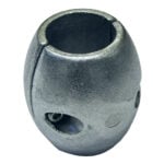 Metal shaft collar with set screws