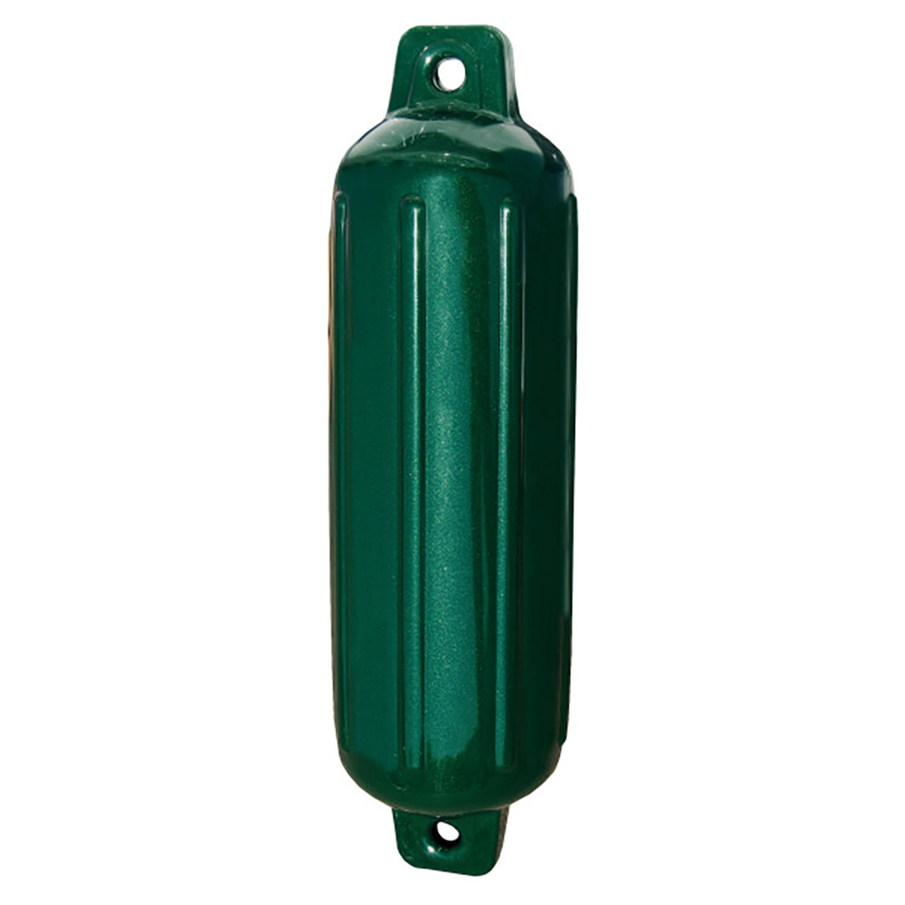 Green boat fender for marine use