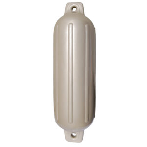 Marine boat fender with ribbed design