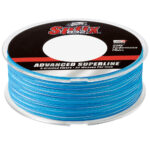 Blue Sufix 832 braided fishing line spool