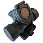Compact red dot sight with flip-up cover