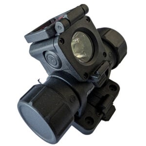 Compact tactical weapon-mounted optic device