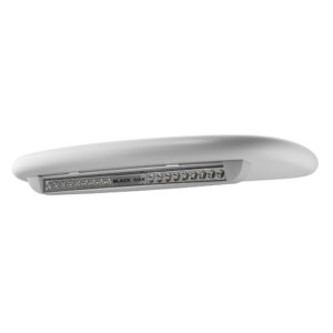 White marine LED light bar fixture