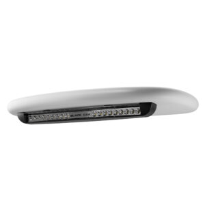 White roof-mounted LED light bar