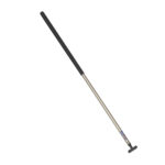 Metal pogo stick with black foam handle