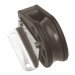 Wall-mounted metal pulley wheel with bracket