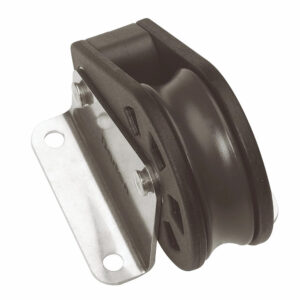 Wall-mounted metal pulley wheel with bracket