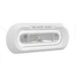 White Black Oak LED light fixture