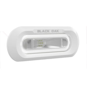 White Black Oak LED light fixture