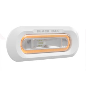 Black Oak LED light with amber halo