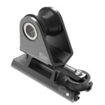 Metal pulley bracket assembly with roller wheels