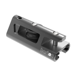 Metal sliding door roller bracket with wheel