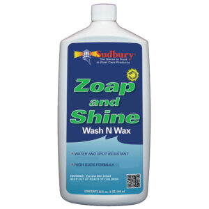 Sudbury Zoap and Shine Wash N Wax bottle