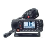 Standard Horizon marine radio with microphone.
