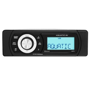 Aquatic AV marine stereo head unit display