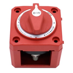 Red marine battery selector switch
