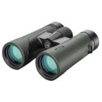 Green Vantage binoculars with large objective lenses