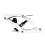 White bicycle rear suspension system
