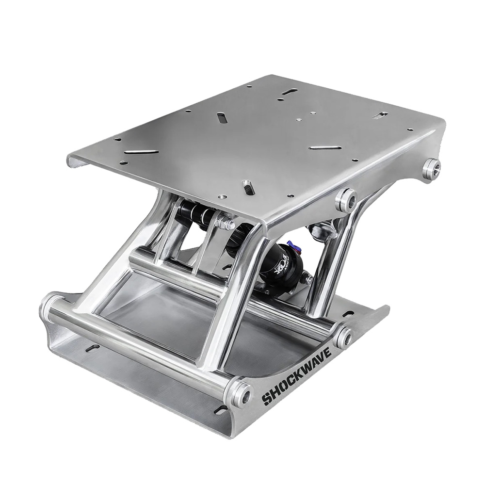 Stainless steel shock absorption platform system.