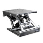 Shockwave motorcycle seat suspension mechanism close-up