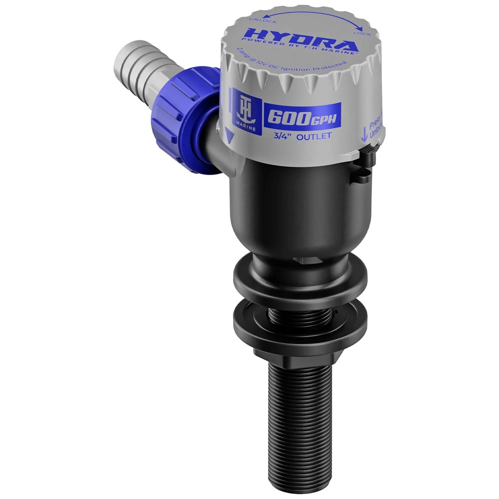 Hydra marine pump with 600GPH capacity.