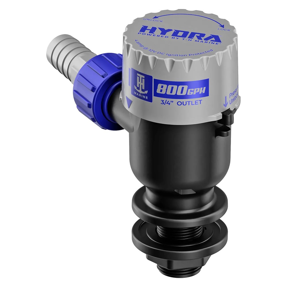 Marine pump with 800 GPH capacity.