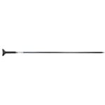 Black fencing sword on white background