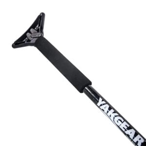 Black kayak paddle with T-grip handle