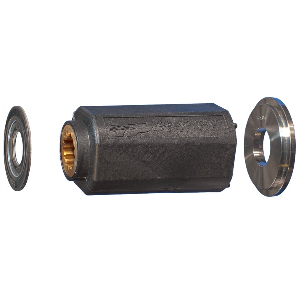 Boat propeller hub and washers assembly