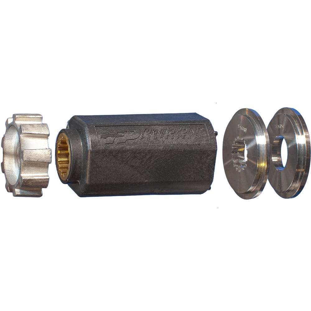 Turning Point propeller hub kit parts displayed.