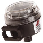 Johnson Pump strainer with clear plastic lid