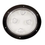 Round clear plastic pool light cover
