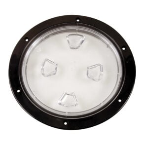 Round clear plastic pool light cover